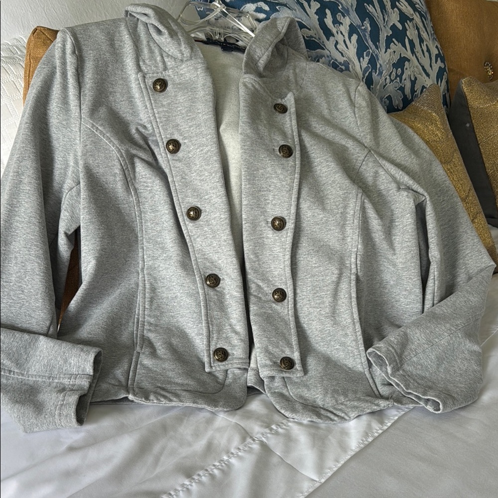 Hooded jacket open from does not button, perfect for any occasion Tommy Hilfiger